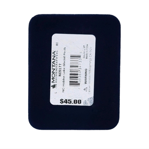 Montana Silversmiths Hidden Lake Glacial Pools Heart Necklace New! - Picture 5 of 9